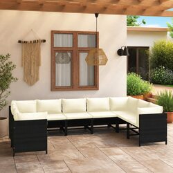 Stylish 9 Piece Outdoor Lounge Set for Your Patio