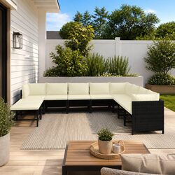Transform Your Outdoor Space with This 11-Piece Lounge Set