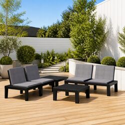 Elevate Your Outdoor Space with 4 Piece Lounge Set