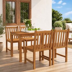 Enhance Your Space with a 5-Piece Teak Garden Dining Set