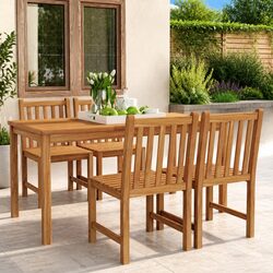 Enhance Your Outdoor Space with a Teak Dining Set