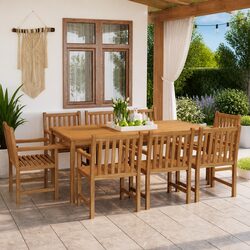 Enhance Your Patio with a Stunning 9-Piece Dining Set
