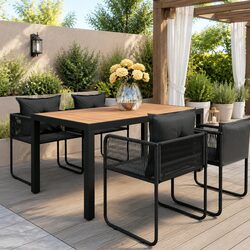 Enhance Your Outdoor Space with 5 Piece Dining Set