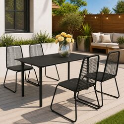 Elevate Your Outdoor Area with This 5 Piece Dining Set