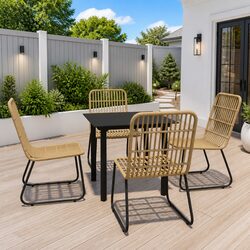 Transform Your Outdoor Space with This 5-Piece Dining Set