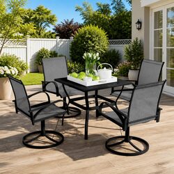 Transform Your Patio with a 5 Piece Outdoor Dining Set