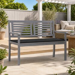 Elevate Your Outdoors with This Eucalyptus Garden Bench