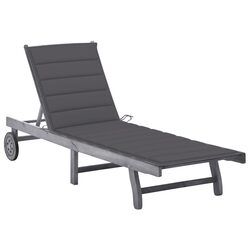 Outdoor Sun Lounger with Cushion Enhancing Your Space