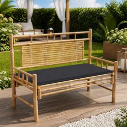 Stylish 120cm Outdoor Bench with Cushion for Your Garden