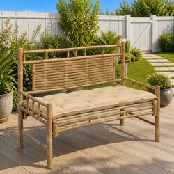 Elevate Your Outdoor Space with a Bamboo Garden Bench