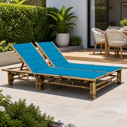 Bamboo 2-Person Lounger: Enhance Your Outdoor Experience