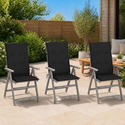 Elevate Your Garden with a 3-Piece Reclining Chair Set