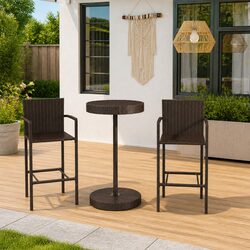 Enhance Your Outdoor Space with a 3 Piece Bar Set