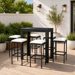 Enhance Your Outdoor Space with 7 Piece Bar Set
