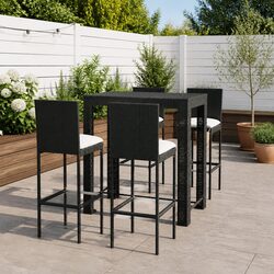 Enhance Your Outdoor Space with 5 Piece Garden Bar Set