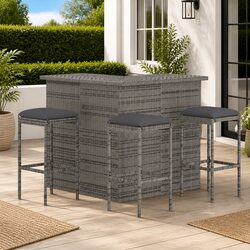 Enhance Your Outdoor Space with This 4-Piece Bar Set
