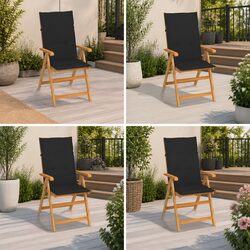 Enhance Your Outdoor Space with 4 Reclining Garden Chairs