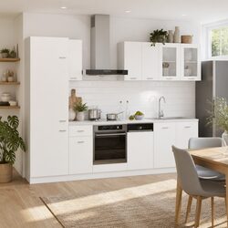 8-Piece Kitchen Storage Set in White, Optimise Your Space