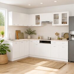 Elevate Your Kitchen Space with 11 Piece Cabinet Set