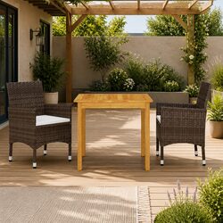 Enhance Your Outdoor Space with a 3 Piece Dining Set