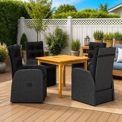 Elevate Your Outdoors with a 5 Piece Garden Dining Set