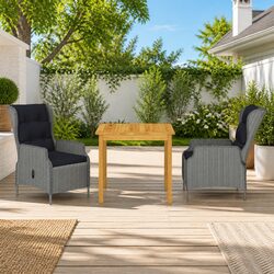 Enhance Your Outdoor Space with This 3 Piece Dining Set