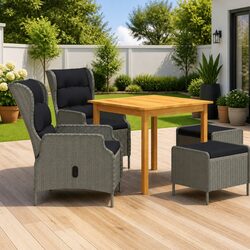 Upgrade Your Outdoor Space with This 5-Piece Dining Set