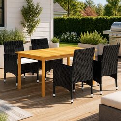 Elevate Your Outdoor Dining Experience with This Set
