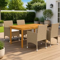 Charming 5 Piece Patio Dining Set for Outdoor Gatherings