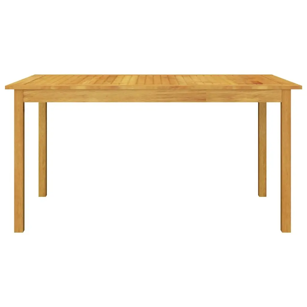 Garden Dining Set 5 Piece Outdoor Furniture Beige Acacia Wood Table with Cushions