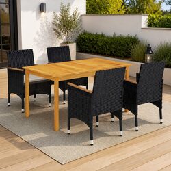 Enhance Your Patio with 5 Piece Garden Dining Set