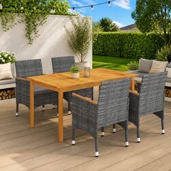 Enhance Your Outdoor Space with a 5 Piece Dining Set