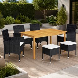 Enhance Your Outdoor Space with This 7 Piece Dining Set
