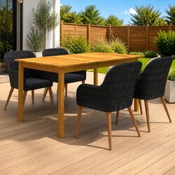 Enhance Your Garden with This 5 Piece Dining Set