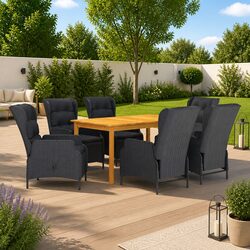 Enhance Your Outdoor Space with This 7-Piece Dining Set