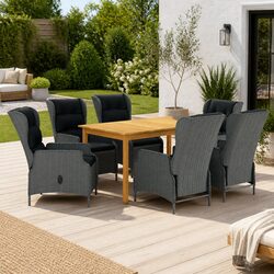 Enhance Your Outdoor Space with This 7 Piece Dining Set