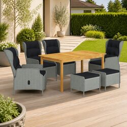 Enhance Your Outdoors with This 7-Piece Dining Set