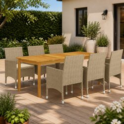 Enhance Your Patio with 7 Piece Garden Dining Set