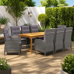Transform Your Outdoor Space with 9-Piece Dining Set