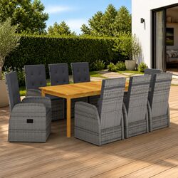 Enhance Your Outdoor Area with a 9 Piece Dining Set
