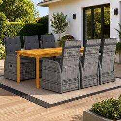 Enhance Your Outdoor Space with 7-Piece Dining Set