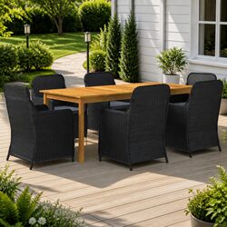 Enhance Your Outdoor Space: 7 Piece Dining Set