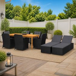 Enhance Your Patio with a 9-Piece Outdoor Dining Set
