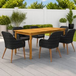 Enhance Your Outdoor Space with 7 Piece Dining Set