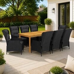 Elevate Your Outdoor Experience with 9 Piece Dining Set