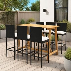 Enhance Your Outdoor Space with this 7-Piece Bar Set