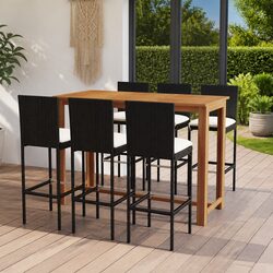 Enhance Your Outdoor Space with a 7 Piece Bar Set