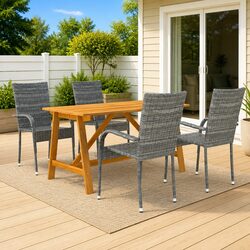 Elevate Your Outdoor Dining Experience with This Set