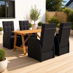 Elevate Your Outdoor Space with a 5 Piece Dining Set