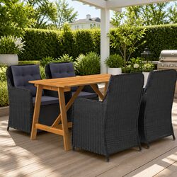 Elegant Outdoor Dining Set - 5 Pieces for a Stylish Space